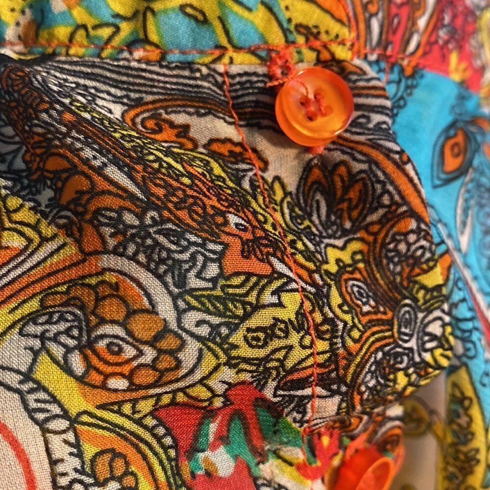Faisca Aztec Print Sheer Blouse - Picture 5 of 5